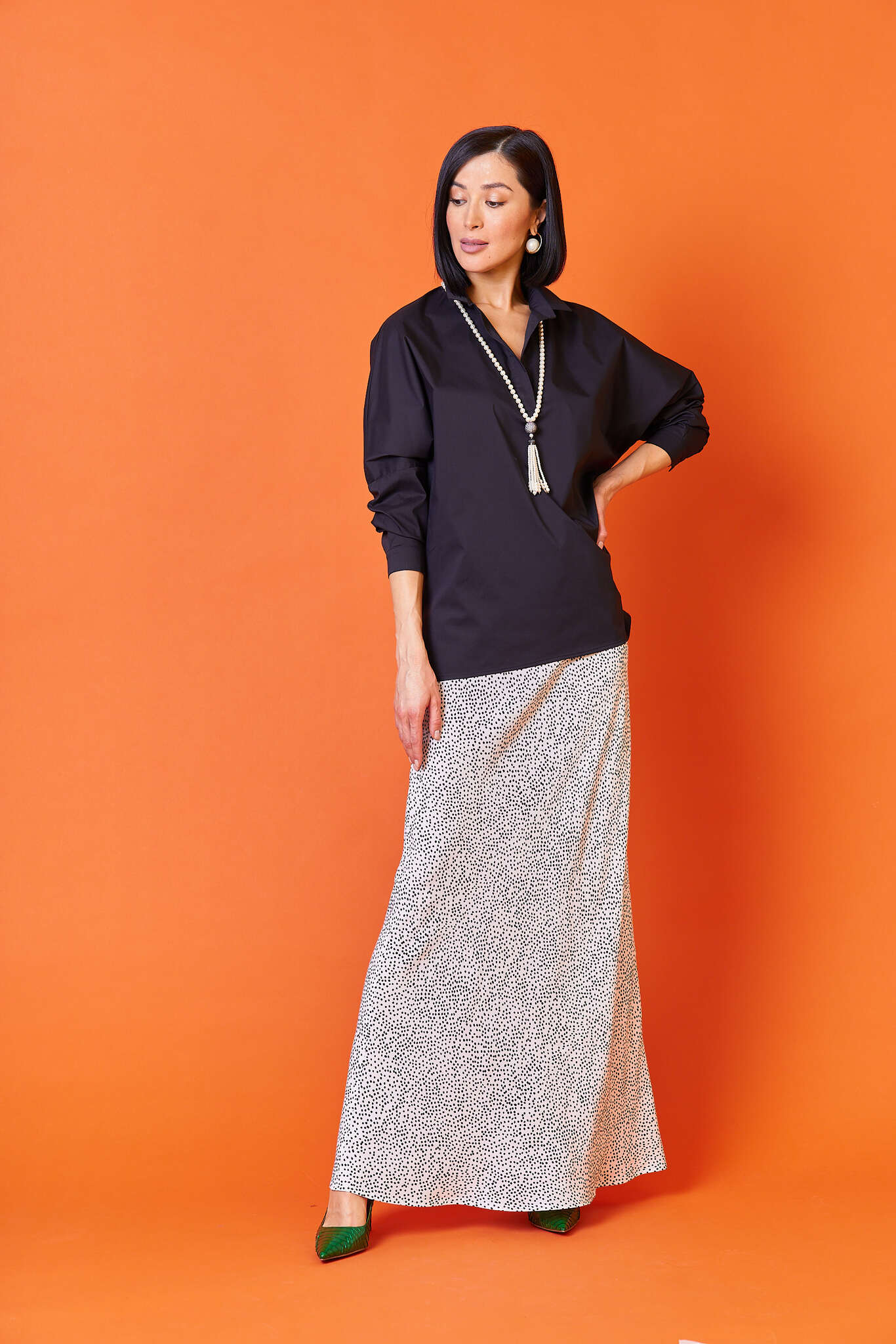 Юбка по косой удл.