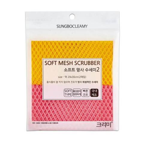 Сетка для посуды Sung Bo Cleamy Soft Mesh Scrubber