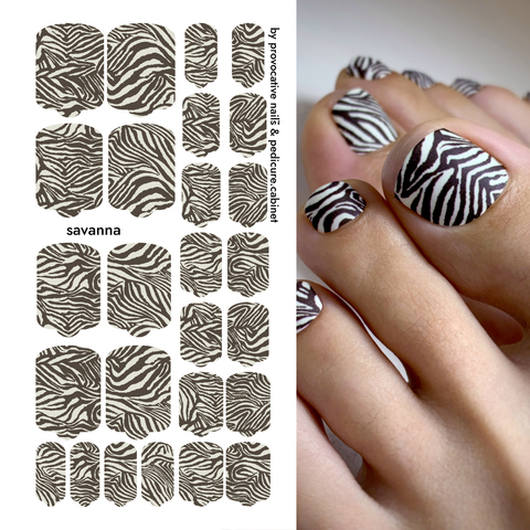 ПЛЕНКИ NAIL WRAPS SAVANNA (PED)