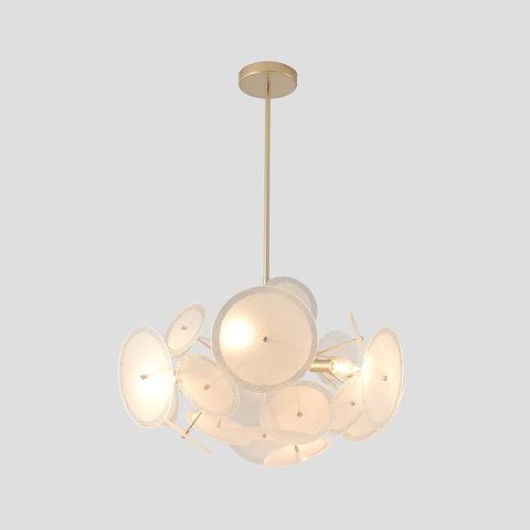 Подвесная люстра Crystal Lux DANDELION SP6 GOLD