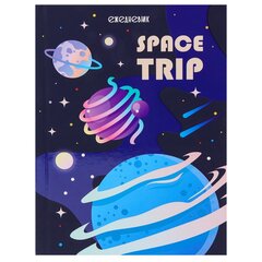 
          Ежедневник недатированный, А5, Проф-Пресс, 7БЦ, ламинация, линия, 80 л, "Космический полет"