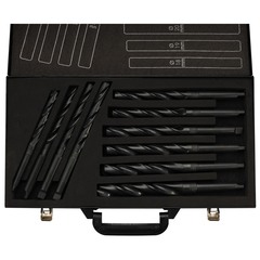 Набор сверл по металлу 14-23мм 10шт DIN345 HSS 118° (к/х - хв.) H-Tools PRO 204001HT