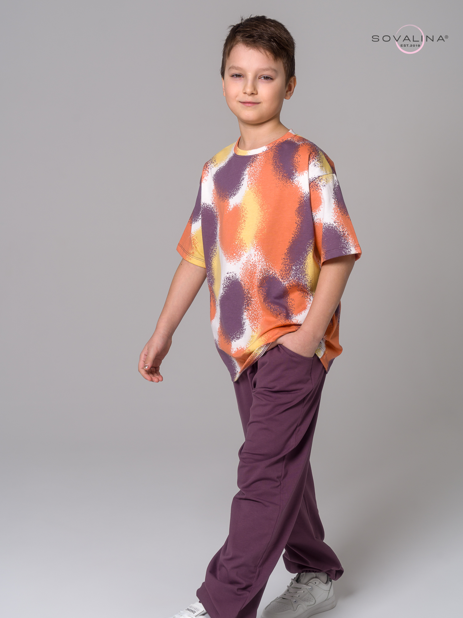 Костюм Daily men MAX краска терракот-виноград