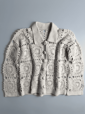 Кардиган вязаный, 50% альпака. Marceline