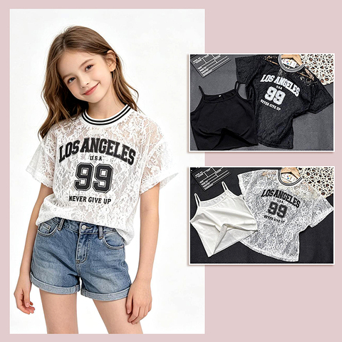 Двойка (блуза+майка) д (9-13) 260415-WD172