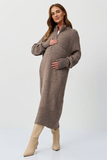 Платье для беременных 17572 кофе меланж