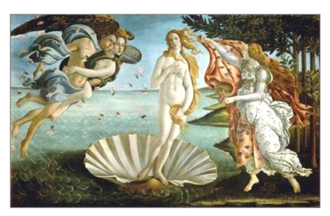 Ручка эко-роллер Visconti Michelangelo Venus tribute to Botticelli, Rose PGT (Vs-785-01)