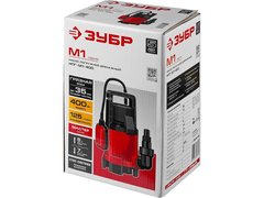 ЗУБР 400 Вт, дренажный насос для грязной воды (НПГ-М1-400)