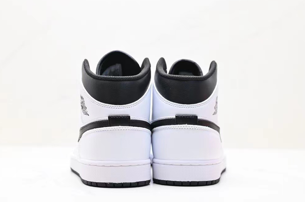 Air jordan 1 mid blanc noir outlet
