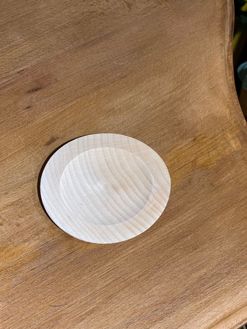 тарелка деревянная 8см