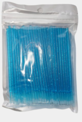 Микробраши в мягкой упаковке блестящие 2,5мм (синие)