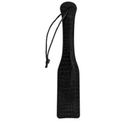 Черная шлепалка с петлёй Croco Paddle - 32 см. - 