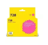 Картридж T2 IC-HF9K16A № 728 для HP Designjet T730/T830, пурпурный, с чипом