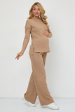 Костюм для беременных 16088 бежевый меланж