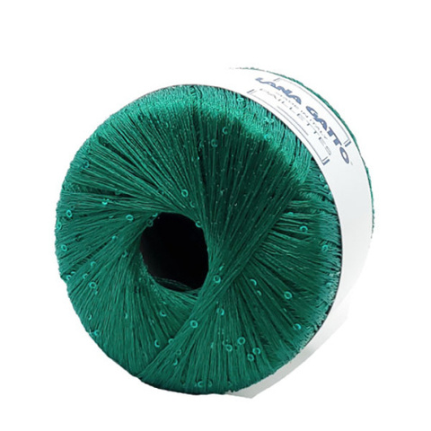 Пряжа Lana Gatto Paillettes 8937 изумруд
