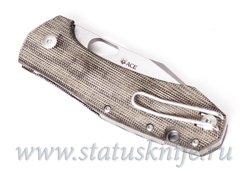 Нож GiantMouse ACE Grand Green Canvas Micarta