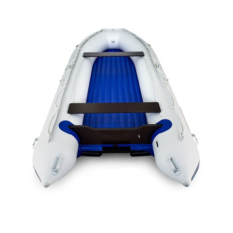 Надувная ПВХ-лодка Solar-480 Jet Tunnel (светло-серый)