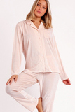 Розовая бархатистая пижама Admas