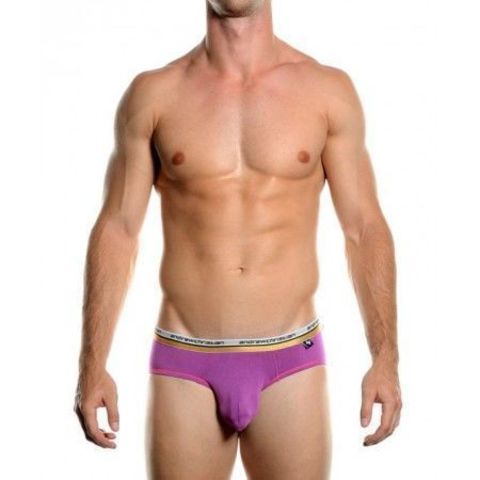 Мужские трусы слипы сиреневые Andrew Christian Vibe Brief Grape