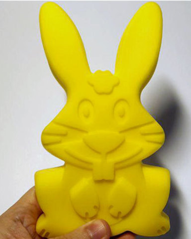Игрушка заяц Харитон из силикона