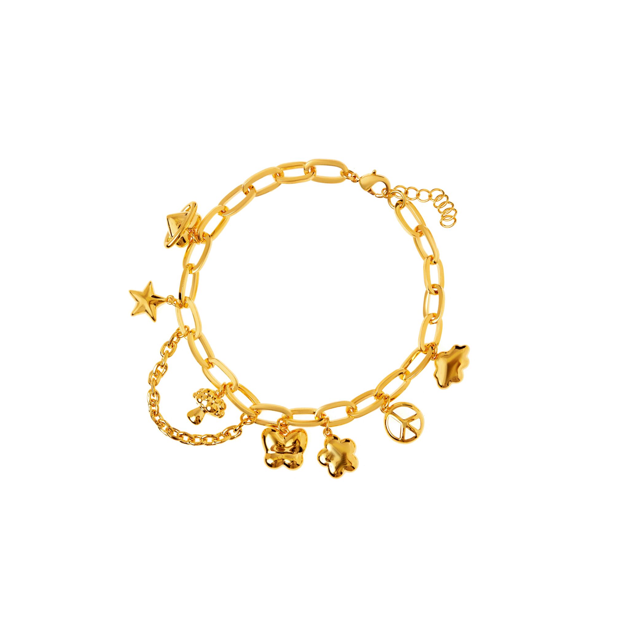 JULY CHILD Браслет Queen of Charms Bracelet july child браслет daisy chain bracelet gold