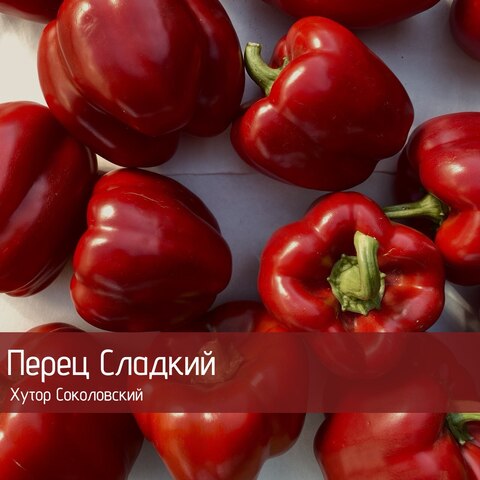 Перец сладкий органический