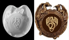 Силиконовый молд Рама Драконы + элемент дракон в подарок