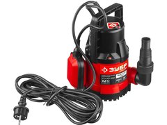 ЗУБР 250 Вт, дренажный насос с минимальным уровнем откачки (НПЧ-М1-250)