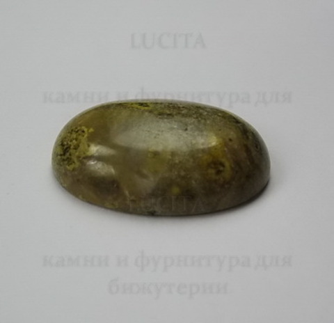 Кабошон овальный Яшма Шкура леопарда, 25х18 мм №13 ()