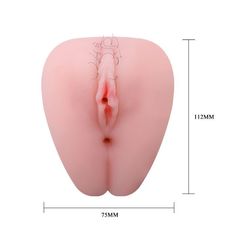 Телесная вибровагина Erowoman-Eroman - 