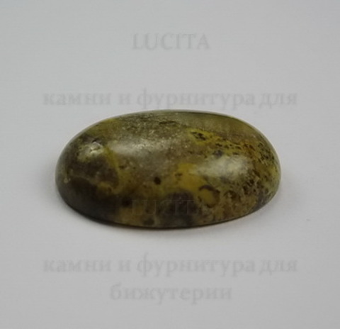 Кабошон овальный Яшма Шкура леопарда, 25х18 мм №13 ()