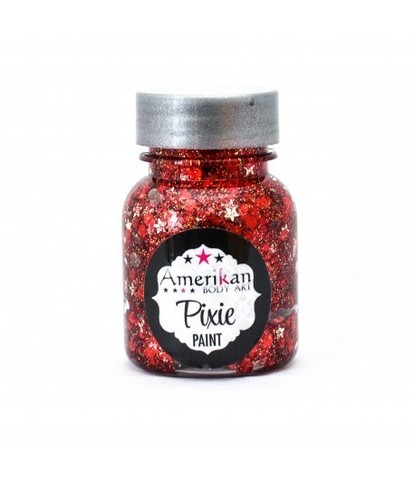 Гель блестки Pixie красные little red corvette 30 мл