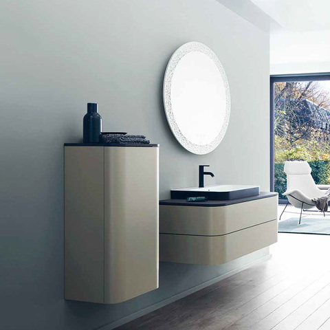 Duravit Happy D.2 Plus Тумба подвесная 408x1000x550мм под раковину, 2 ящика, цвет: stone grey satin matt HP497109292