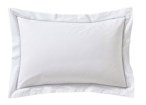 Постельное белье семейное Blanc des Vosges Histoire marine белое/синее