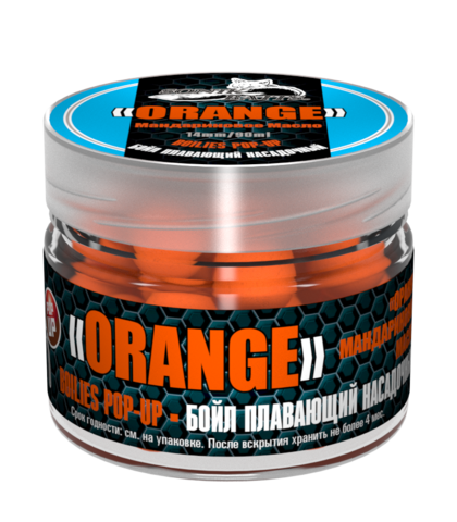 Бойлы насад. плав. Sonik Baits ORANGE-TANGERINE Oil Fluo Pop-ups 14мм 90мл