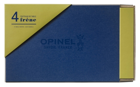 Набор ножей кухонных Opinel Table Chic №10, комплект: 4шт., дерево, коробка подарочная (001828)
