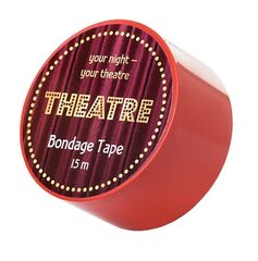 Красный бондажный скотч TOYFA Theatre - 15 м. - 