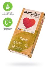 Экологически чистые презервативы Masculan Organic - 10 шт. - 