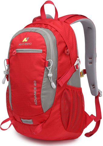 Картинка рюкзак туристический Nevo Rhino 9067-NW Red - 1