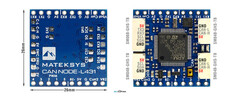 Хаб (Конвертер) Matek AP_PERIPH L431 ( CAN, UART, PWM, I2C, SPI в DroneCAN)
