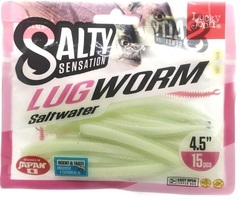 Черви съедобные искусственные Salt Water LUGWORM 2.5in (6.35 см), цвет F33, 24шт.