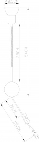 Настенный светильник Arte Lamp FALENA A3116AP-1AB