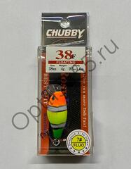 Воблер Rosy Down Chubby 38F 38мм, 4гр, загл.0,5-1,0м