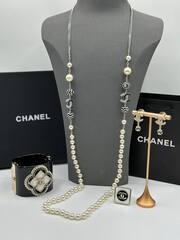 20175-Браслет манжета широкий CHANEL с лого из латуни в позолоте lux