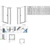 Radaway 10028120-01-01L NES DWS I 120 Left хром