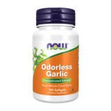 Чеснок без запаха, Odorless Garlic, Now Foods, 100 гелевых капсул 1