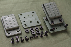 Клипса с платформой олива