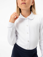 Рубашка с круглым воротником Mjölk White