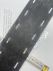 Клеевая корсажная лента черная