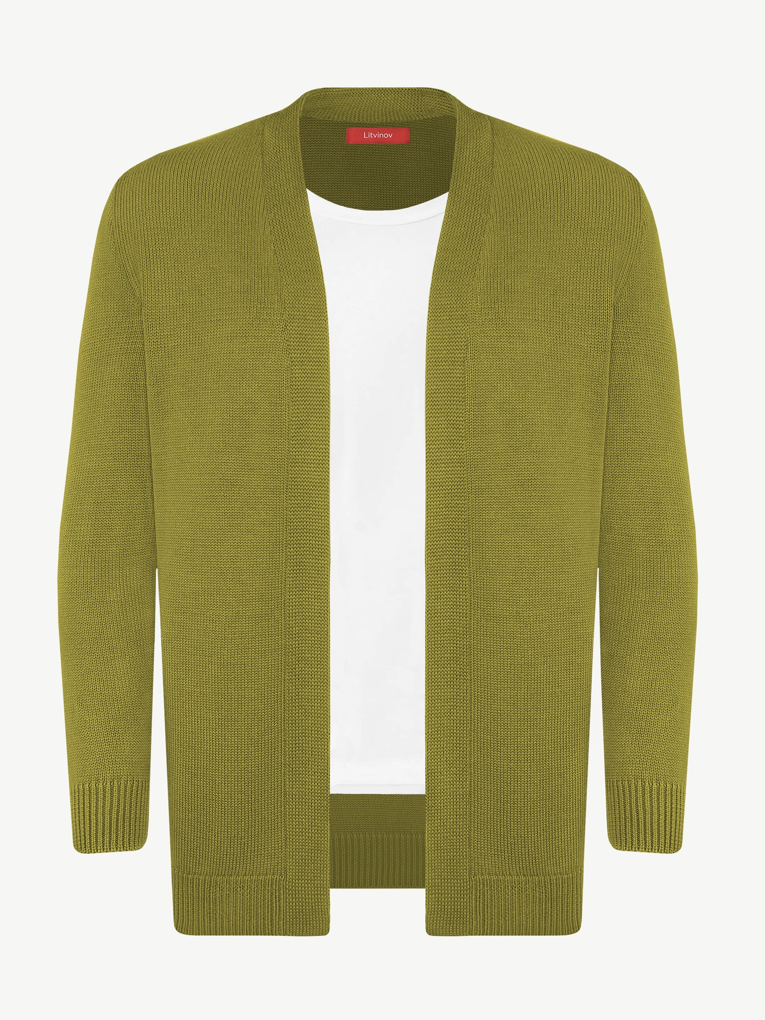 Кардиган с планкой из экохлопка